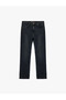 Mark Cotton Straight Fit Navy Blue Men's Jeans 6Wam40058Nd - 3