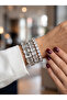 Accessories Medium Baguette Stone Women's Bracelet, Event and Evening Combination - 4