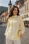 Linen Shirt with Embroidery Detail