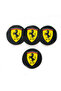 Wheel Logo Wheel Hub Emblem Sticker Emblem for Ferrari 4 Pieces 67mm - 2