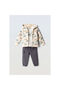 Tracksuit set with beige jacket