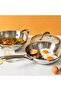 Select 8-Piece Stainless Steel Cookware Set with Saucepan, Sauteuse, Frying Pans & Wok – Induction Compatible, Oven & Dishwasher Safe, Metal Utensil Safe - 6