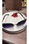 Women's Gradient Glass Gold Detailed Frameless Sunglasses Uv400 - 3