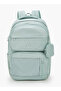 Solid Backpack with Pouch