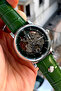 Automatic Mechanism Steel Cord 2 Year Warranty Men's Wristwatch