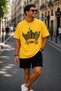 New York City Printed Crew Neck Casual Unisex Oversize T-Shirt - Cotton Casual T-Shirt
