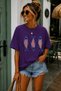Three Fishes Printed Crew Neck Casual Unisex Oversize T-Shirt - Cotton Casual T-Shirt