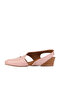 Dried Rose Leather Women's Heeled Sandals - 3