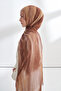 Organic Touch Viscose Blend Patterned Shawl - Camel - 4