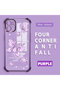 iPhone 11 Compatible Transparent Back Panel Four-Corner Reinforced Impact Protection Glossy Edge Silicone Case