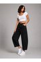 Black Oversize Baggy Jeans with Side Pouches and Front Panels - 3
