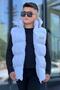 Boy's Printed Detachable Hooded Puffer Vest 3017 - 4