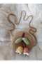Girl's Mini Round Straw Crossbody Bag with Fruit Figures |   Summer Shoulder Bag - 2