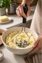 Ezzy Noir Stainless Steel Potato Masher and Vegetable Masher 24.5 cm – Ergonomic Puree Apparatus with 8 cm Wide Head - 2