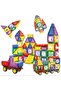 110PCS Magnetic Building Tiles 3D Construction Blocks STEM Toy for Kids 3+ Years - 2
