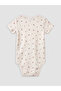 Lcw Baby Ecru Printed Baby Girl Snapback Bodysuit 3-Piece Set - 7