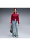 T7 Women's Red Casual Style Jacket 62979623 - 3