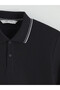 Lcw Vision Black Polo Neck Men's T-Shirt - 4