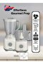1.5L Food Processor with 800W Motor, Multi-Function Shredding, Slicing, Kneading, Whisking, Juicing & Blending – Model ADFP9081 (White) - 7
