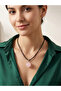 14MM Quartz Rose Round Ball Pendant, with black cord - 2