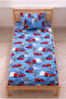 Car Patterned Single Elastic Sheet Set |   100X200 Elastic Sheet + Pillowcase |   Cotton Soft Texture