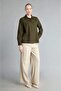 Regular Fit Flared Cotton Long Sleeve Shirt W7734Az26Au - 2