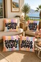 Sunshine Days Patterned 4-Piece Throw Pillow Cover Set - 2