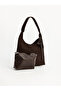 Suede women's shoulder bag - 3
