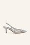 Gümüş Örgü Stiletto