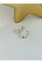 Cube Detail Hoop Earrings (Steel) - 2