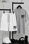 Be Kind Printed Plus Size Unisex T-Shirt & White Shorts Set