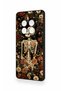 Realme 12 Pro Compatible Floral Skeleton Pattern Silicone Case - 4