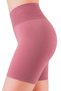 Women's High Waist Cycling Shorts – Double-Breasted Waist Detail, Stretchy Sports Shorts Leggings (Dried Rose) - 2
