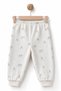 100% Organic Cotton, Bottom and Top Baby Set, Unisex, Lamb Embroidered 2-Piece Set Ecru - 4