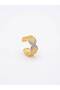 X Detailed Stone Cartilage Earrings - 2