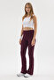 Women's High-Waist Shaping Flared Leggings - 3