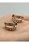 Serel Flare Xuping Women's Steel Earrings Non-Tarnish Rose Gold Color - 4