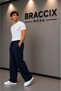 Men's Sweatpants Set of 3 Black Gray Navy Blue Comfort Fit Anti-Sweat - 7