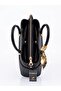 Leather-Look Multi-Compartment Hand and Shoulder Bag with Scarf Detail - 2
