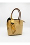 Leather-Look Multi-Compartment Hand and Shoulder Bag with Scarf Detail - 5