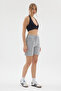Women's High Waist Combed Cotton Bermuda Shorts - 2