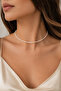 Minimal Pearl Necklace Women's Elegant Neck Chain Envelope Pearl - 3