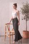 Set of 3 High Waist Wide Leg Striped Camisole Summer Pajama Bottoms - 2