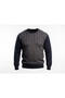 Men's Battal Zero Collar Tricot Sweater with Elastic Waist, Steel Knitting, Classic Fit - 4