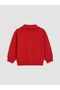 Lcw kids red polo collar girl thick sweatshirt - 3