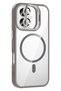 Aconcept iPhone 16 Plus Cover with Remim Lens and Magsafe Stand - (91408) Titanium Gray