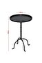 Full iron round service table