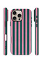 iPhone 16 Pro Max Vorian Double Layer Case Pink Navy Cabana - 2