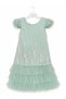 Girl's Sequined, Beaded, Lined, Layered Tulle Evening Dress 6-10 Years Old Wedding, Birthday, Graduation, Special Occasion - 6