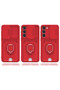 Aconcept Galaxy S25 Plus Case Zuma Silicone with Business Card Holder and Ring (140344) - Black - 3